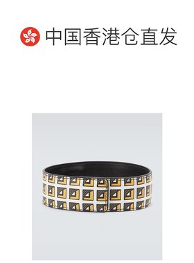 1h可退 香港直邮Prada 普拉达 男士 印花皮革短项链 colorful花色