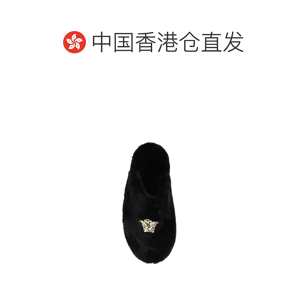 香港直邮Versace 徽标棉拖鞋 ZSL000008ZPL00011Z1008范思哲 - 图1