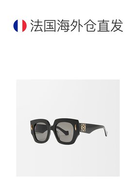 1h可退 欧洲直邮LOEWE/罗意威 女士黑色醋酸纤维太阳镜新款