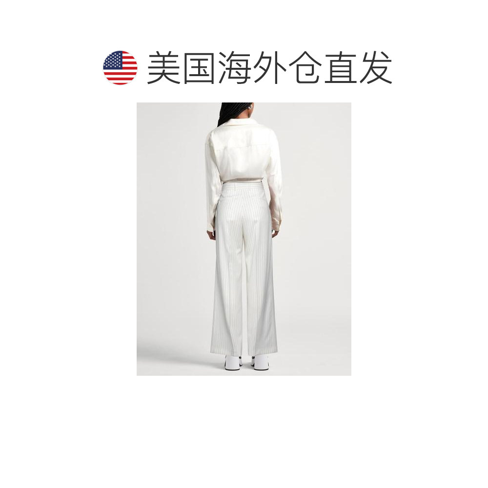 1h可退 【美国直邮】msgm 女士 休闲裤阔腿裤条纹运动休闲百搭舒,淘宝优惠券,粉丝福利购,淘宝优惠卷
