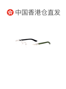 香港直邮CARTIER 男士眼镜 CT0583O005 SS2026 白色 矩形平光镜