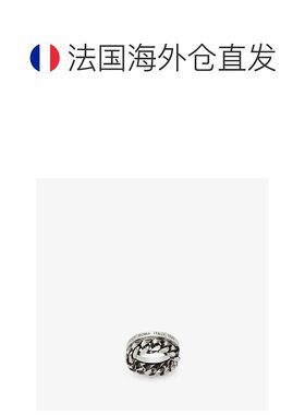 1h可退 欧洲直邮FENDI (2025新品) 签名戒指-银色彩戒