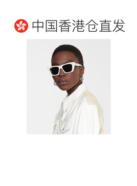 1h可退 香港直邮Celine 思琳 女士 猫眼太阳眼镜 white白色 舒适