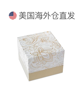 1h可退 【美国直邮】Charter Club|精美镀银方晶锆石双石戒指，专