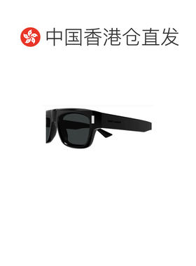 1h可退 香港直邮SAINT LAURENT 男士太阳镜 SL762001 SS2025 黑色
