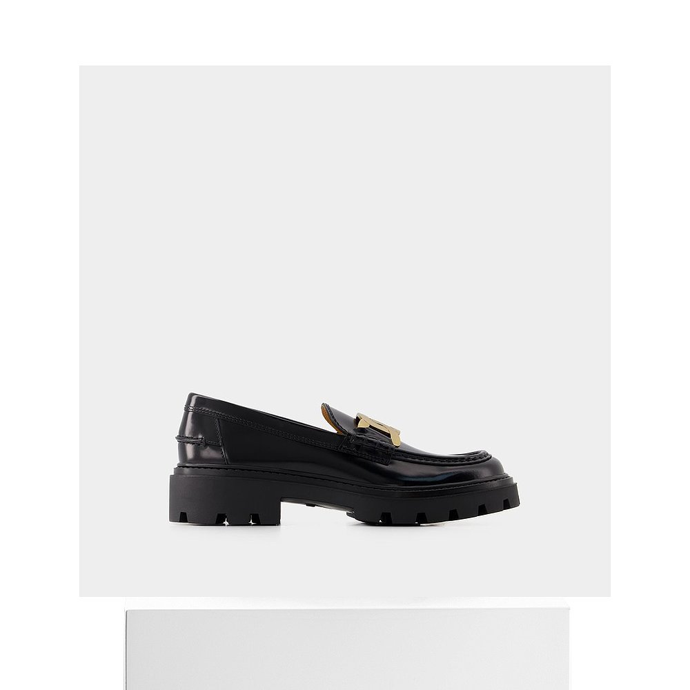 欧洲直邮TOD'SGomma Pesante Loafers - Tod's - Leather - Black - 图3