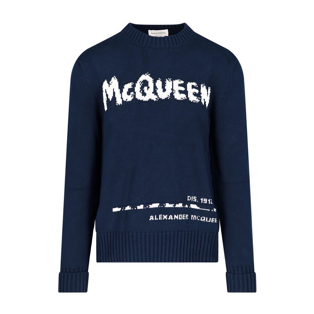 【99新未使用】香港直邮Alexander McQueen 圆领针织衫 626454Q1W - 图2