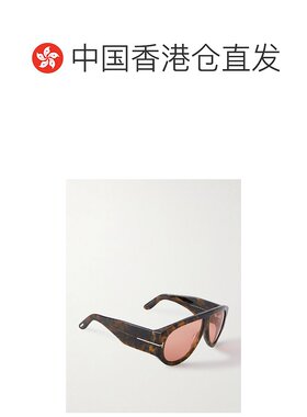 1h可退 香港直邮Tom Ford 汤姆·福特 女士 Bronson 飞行员龟甲色