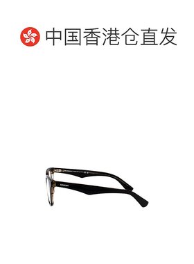 1h可退 香港直邮Burberry 巴宝莉 女士 顶部黑色复古格纹醋纤眼镜