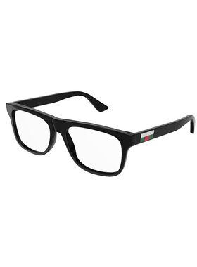 1h可退 香港直邮Gucci 古驰 男士 徽标平光镜 GG1117O black黑色