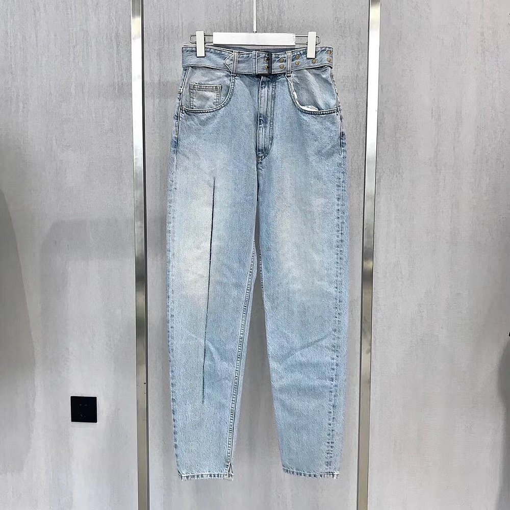 香港直邮Maison Margiela 腰带牛仔裤 S51LA0123S30617直筒裤 - 图2