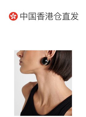 香港直邮AlaÏa 女士 球形耳环 black黑色 舒适时【付后1h可退】