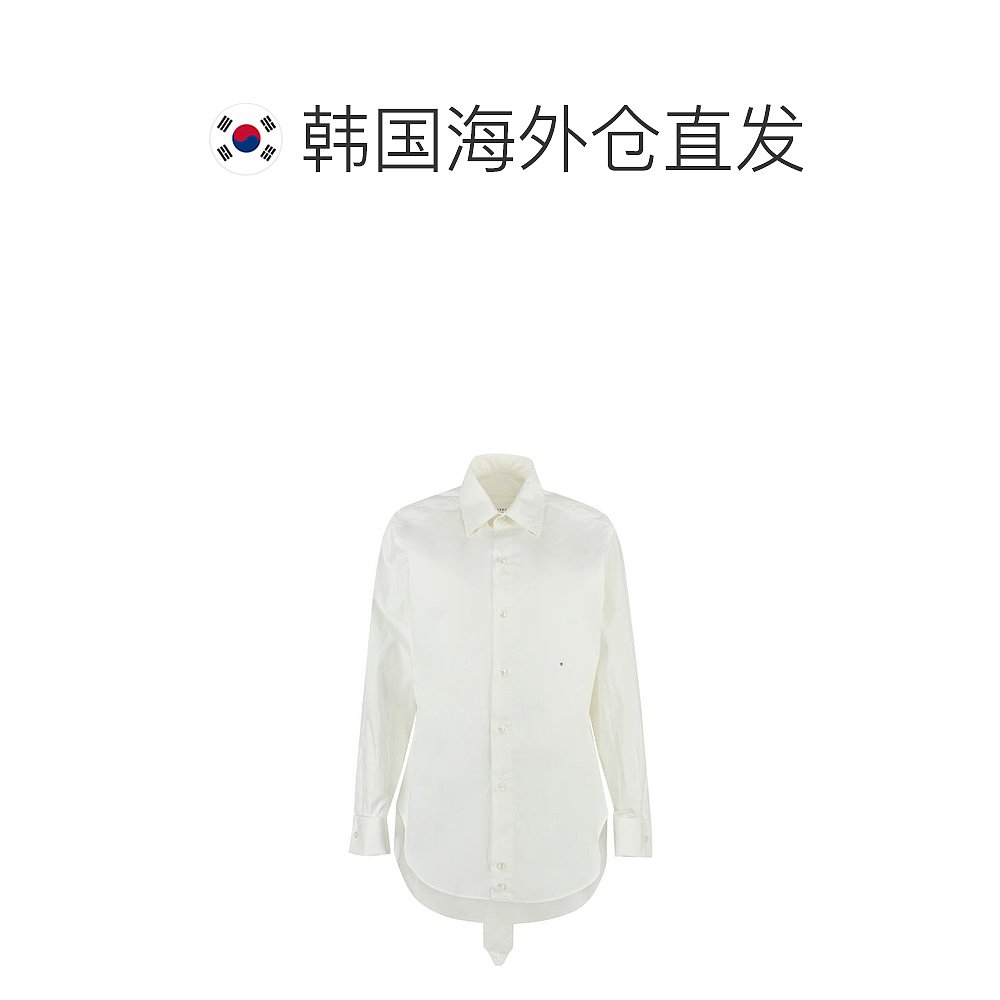 韩国直邮MAISON MARGIELA23SS短袖T恤女S51DT0005S76655 101White - 图1