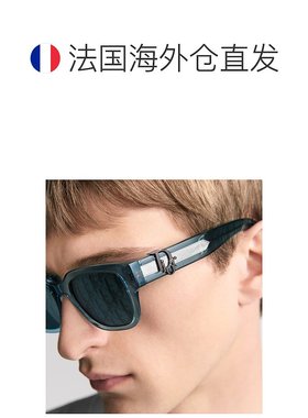 欧洲直邮DIOR DiorOblique S1I-透明蓝色方形太阳镜迪奥