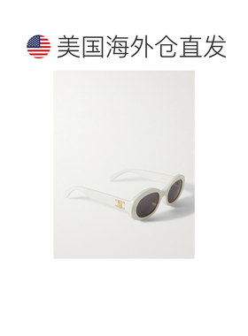 1h可退 Celine 思琳 女士 logo标牌椭圆形框太阳眼镜 CL4配饰
