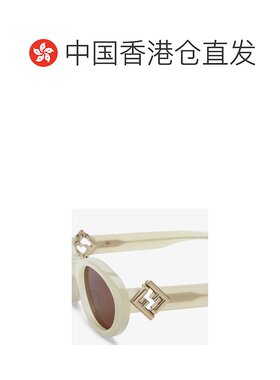 香港直邮Fendi 几何太阳镜 FOL092V1P配饰