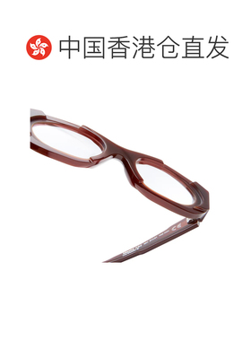 香港直邮KUBORAUM 男士眼镜 MASKEK62MH SS2026 棕色 椭圆形平光