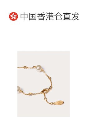 香港直邮Valentino VLogo 标志性金属珍珠水晶手链 5W2J0W73QVS