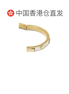 1h可退 香港直邮kate spade 凯特·丝蓓 女士 Spade 花朵铰链手镯