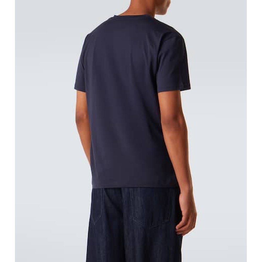 1h可退 香港直邮Sunspel 男士 Riviera 棉质针织T恤 blue蓝色 舒,淘宝优惠券,粉丝福利购,淘宝优惠卷