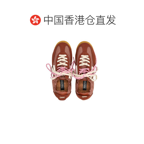 香港直邮Puraai 男士休闲鞋 PU602P026 SS2026 棕色 Puraai Panth - 图1