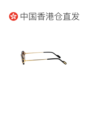 香港直邮CARTIER 男士太阳镜 CT0465S002 CO 蓝色 logo标识太阳镜