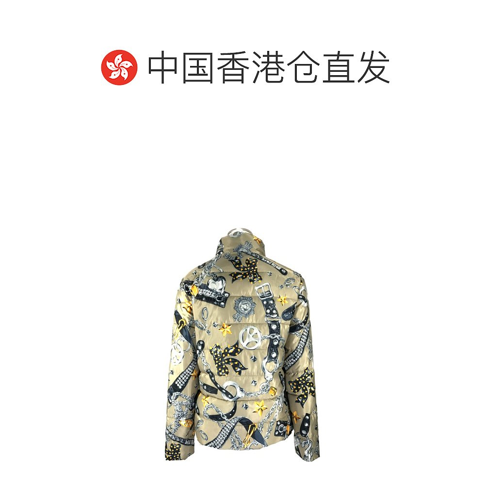 香港直邮Moschino 印花拉链棉服 WH55080T78570060 - 图1