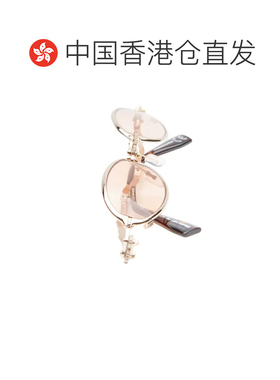 香港直邮KUBORAUM 男士眼镜 MASKEH81PG AW2025 白色 椭圆形太阳