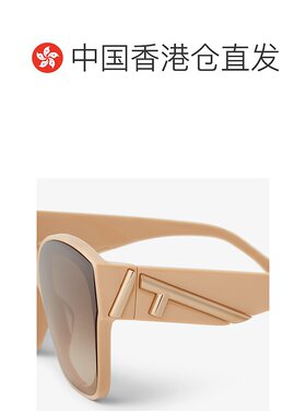 香港直邮Fendi 几何框太阳镜配饰 FOL053V1P