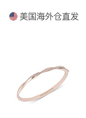 1h可退 【美国直邮】纪梵希givenchy女士密镶扭纹手镯时尚大气玫