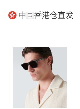 1h可退 香港直邮Celine 思琳 男士 方形框醋纤太阳眼镜 black黑色
