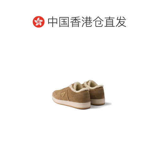 香港直邮Prada Downtown 绒面革运动鞋 2EE3643AZ【付后1h可退】 - 图1