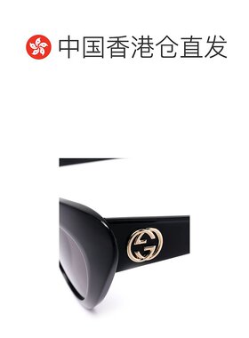 Gucci 黑色猫眼太阳镜 GG0895S古驰眼镜