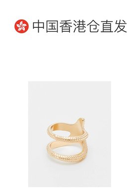 香港直邮ASOS 女士 织纹海星设计色调戒指(金色)