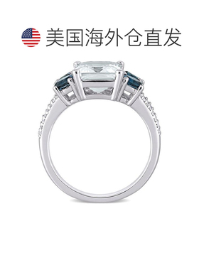 1h可退 【美国直邮】Macy's|海蓝宝石（3 克拉总重）、蓝色托帕石