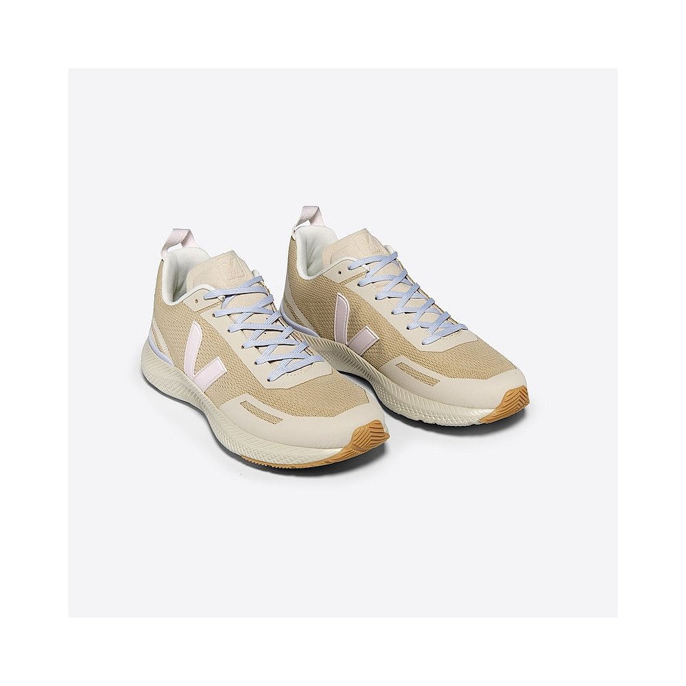 欧洲直邮VEJA Impala系列杏仁色再生聚酯纤维V标识训练鞋 男 - 图0