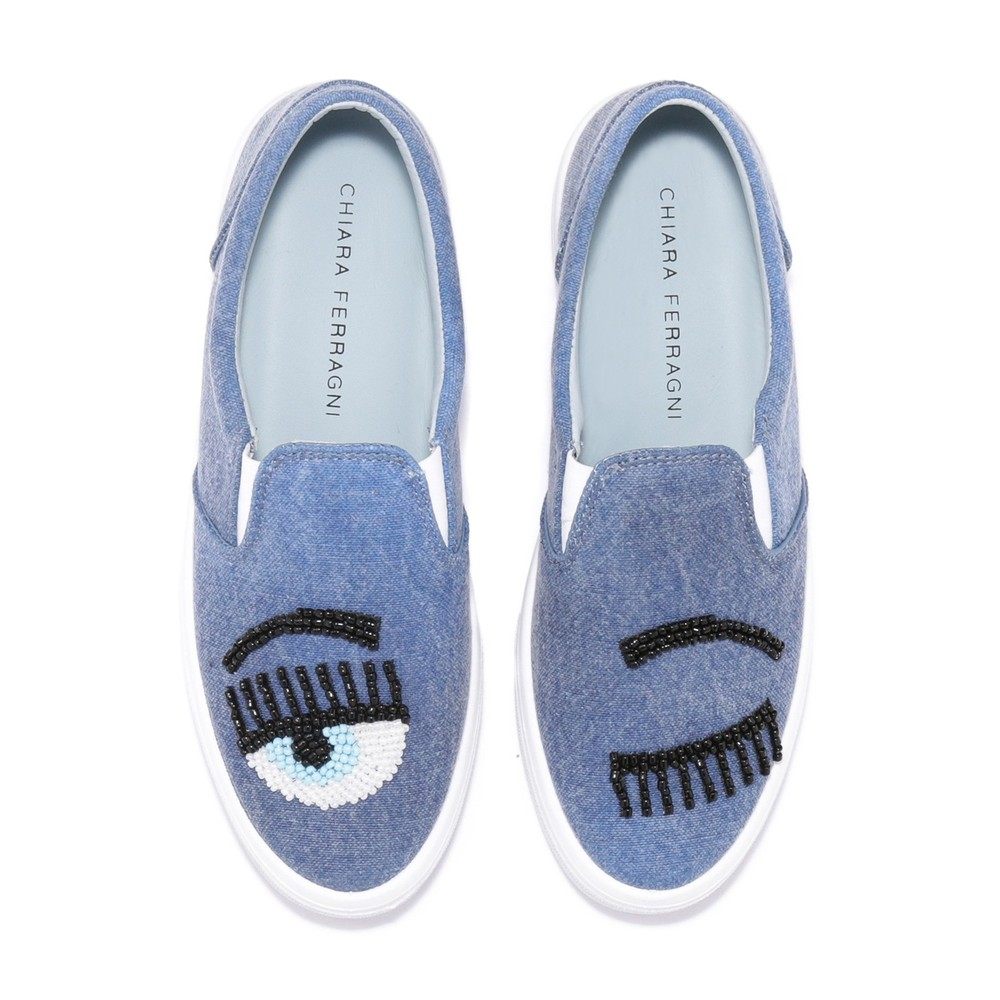 香港直邮Chiara Ferragni 嘉拉·法拉格尼 女士 直入式平底鞋 CF1,淘宝优惠券,粉丝福利购,淘宝优惠卷