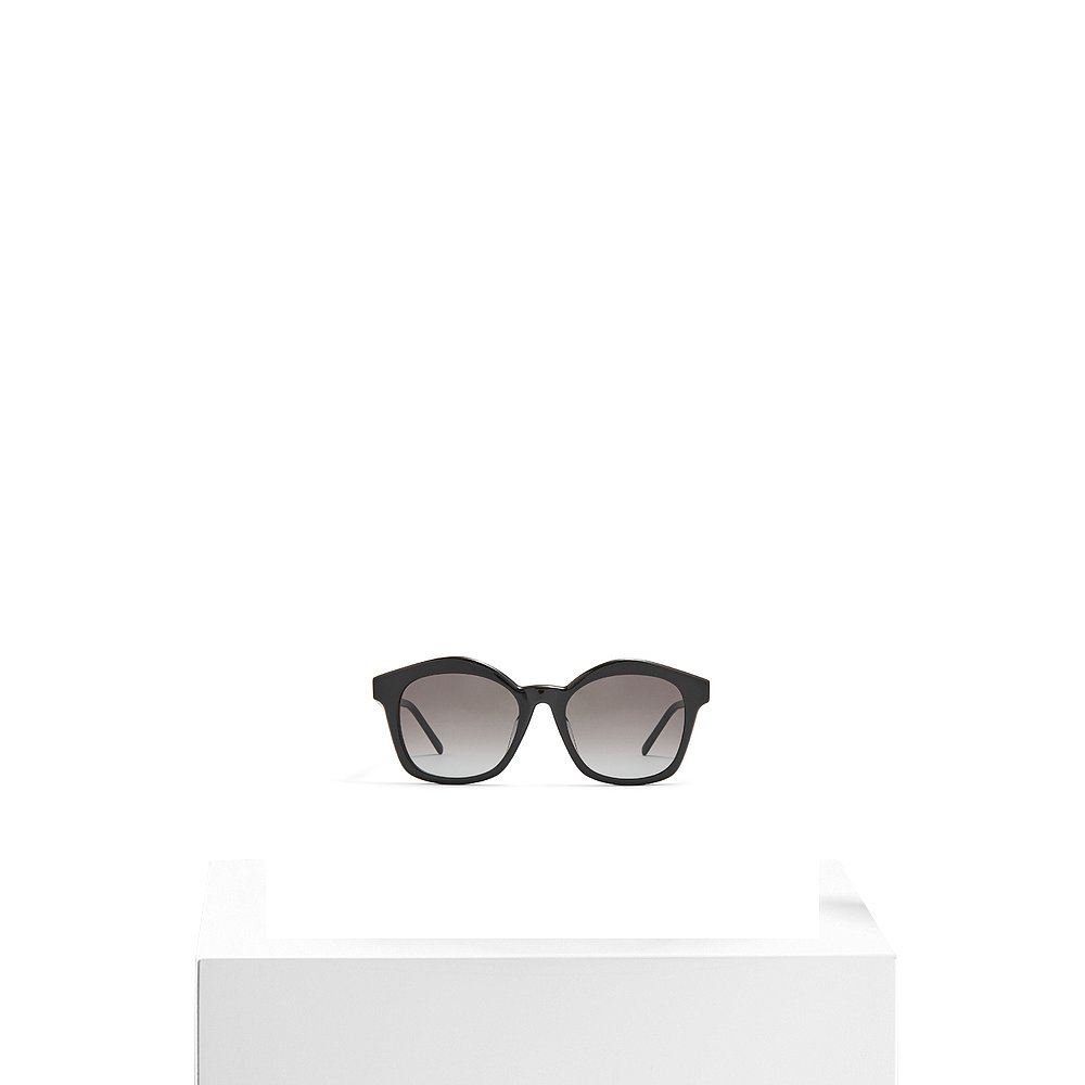 欧洲直邮罗意威粗眉框太阳镜黑色 LOEWE Browline sunglasses in-图3