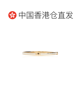 香港直邮COACH 女士手链手镯 37553124GLD100 CO 金色 C 字形手镯