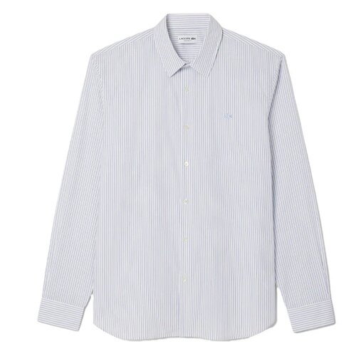 香港直邮LACOSTE 男士衬衫 CH9087AZZURRO CO 浅蓝色 CAMICIA UOM - 图3