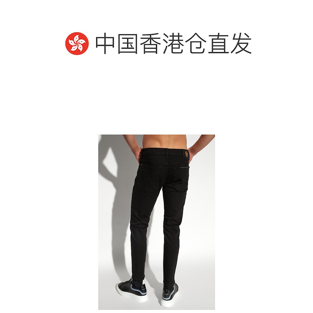 香港直邮Versace Jeans 徽标牛仔长裤 76GAB540CDW00 - 图1