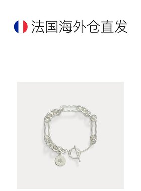 欧洲直邮RalphLauren拉夫劳伦 Sterling Silver柔性手链