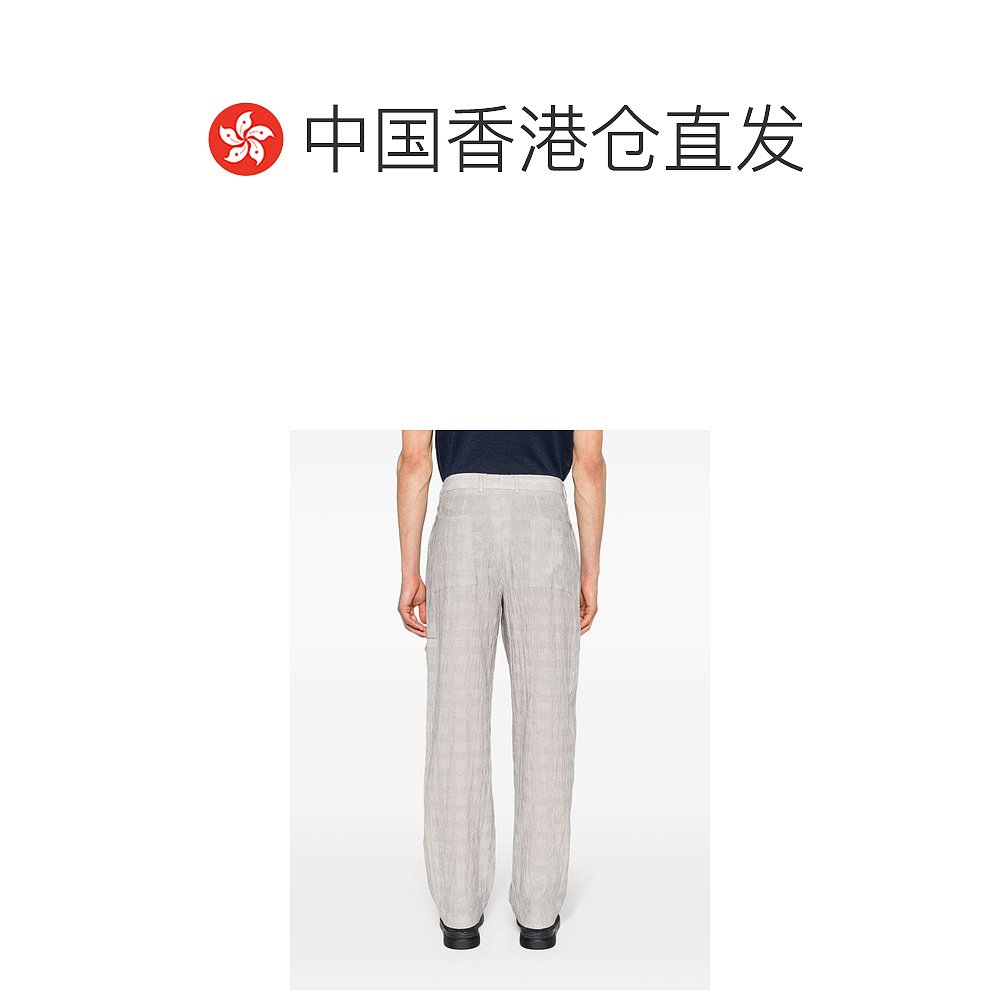 香港直邮Emporio Armani 腰带环休闲裤 E31P17F142 - 图1