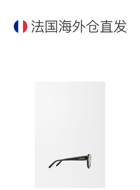 1h可退 欧洲直邮Loewe罗意威 女士黑色醋酸纤维猫眼款太阳镜