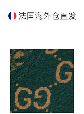 【99新未使用】欧洲直邮GUCCI/古驰GG 羊毛提花毛衣