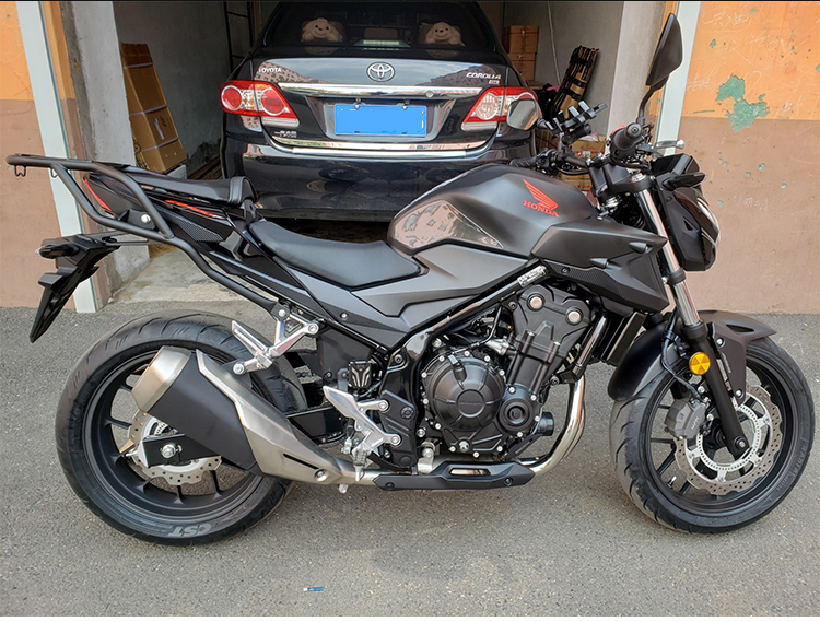 适用于新款本田CB400F后货架 CB500F/CB500R尾箱架后衣架尾架改装 - 图0