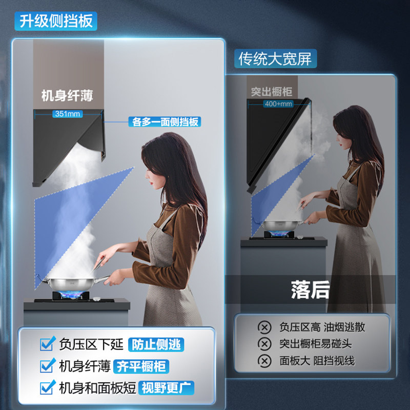 老板28X6ST+抽吸油烟机燃气灶套装烟机灶具套餐官方旗舰店29A8CS