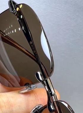 无框太阳镜钓鱼开车镜防紫外线高清墨镜凯丽百货养眼护目偏光眼镜