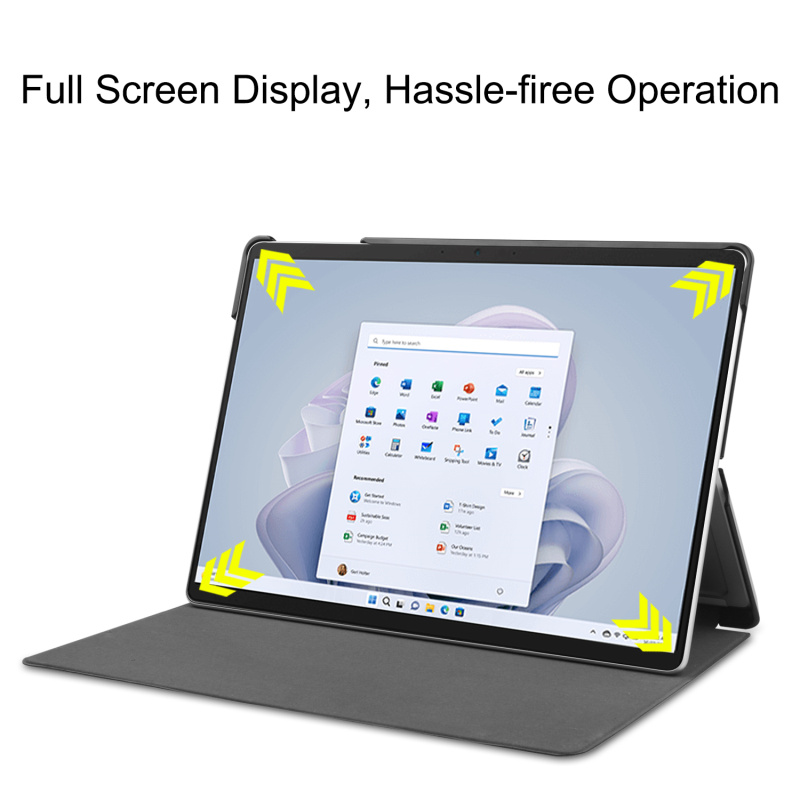 适用微软Surfacepro10保护套pro7皮套pro4 5 6平板壳pro8二合一键盘外壳surfacepro 9商务支撑套pro7+防摔套-图3