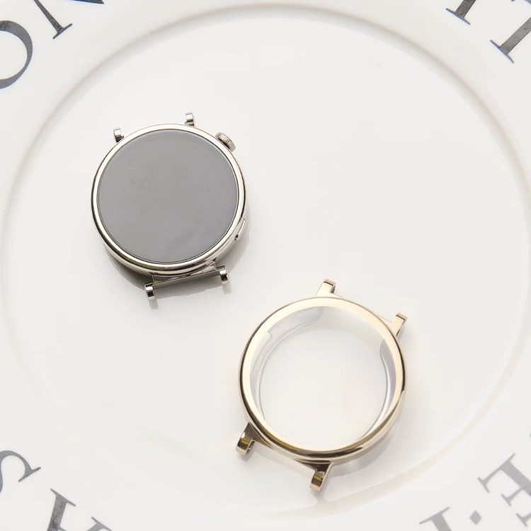 萱芊适用于手表保护壳带膜电镀色华为手表GT5GT4表壳女款手表壳新款女智能41mm表盘银黑透明凝霜白皓月银,淘宝优惠券,粉丝福利购,淘宝优惠卷